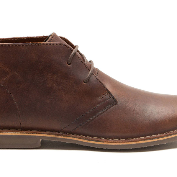 Red Tape Crick Gobi Leather Mens Lace Desert Boots