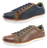 Silver Street Gower Casual Leather Lace Up Trainers Mens Shoes