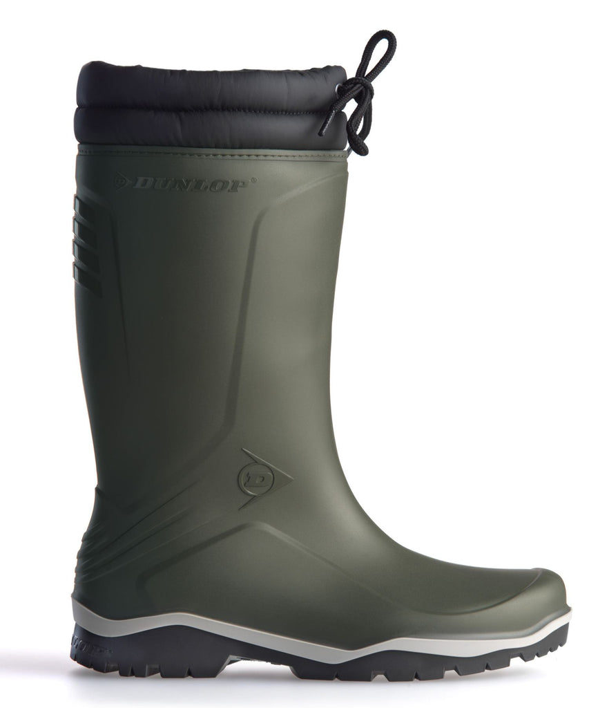 Dunlop Blizzard Warm Fleece Linned Padded Collar Wellington Boots