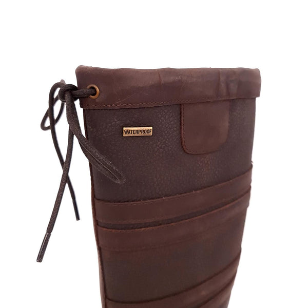 Frank James Burghley Equestrian Leather Country Long Boots Waterproof