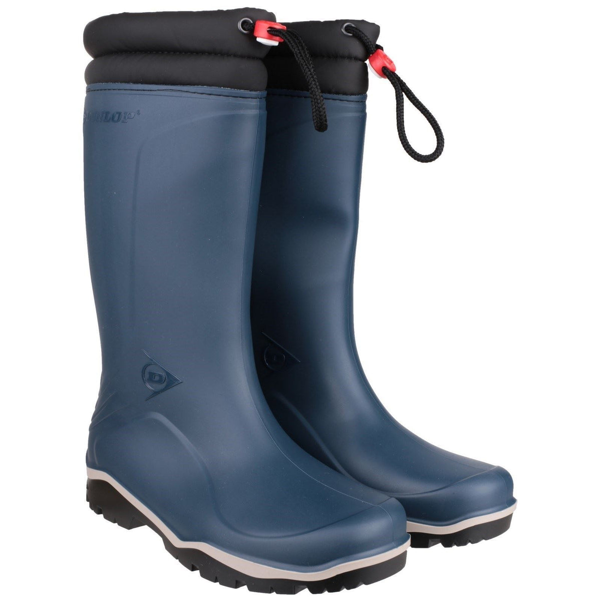 Dunlop Blizzard Warm Fleece Linned Padded Collar Wellington Boots