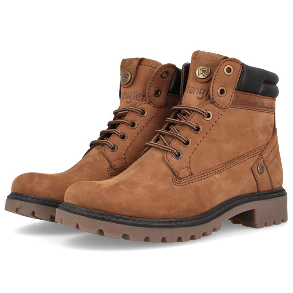 Wrangler Creek Womens Lace Up Ankle Combat Boots