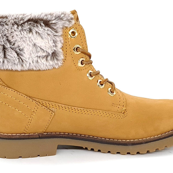 Wrangler Alaska Womens Warm Fleece Ankle Lace Boots