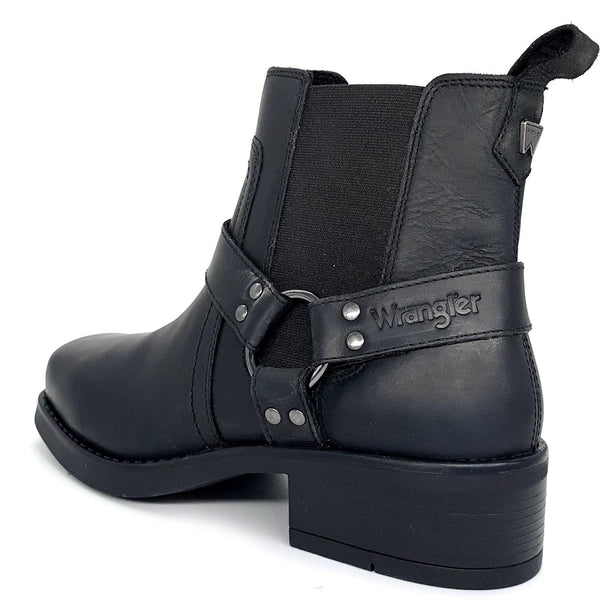 Wrangler Highway Low Mens Western Leather Ankle Chelsea Boots
