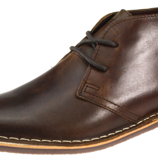 Red Tape Crick Gobi Leather Mens Lace Desert Boots