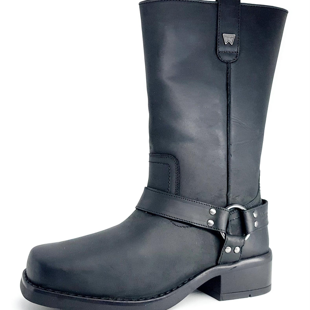 Wrangler Highway Mens Western Leather Long Chelsea Boots