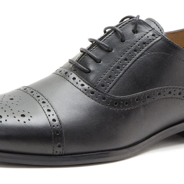 Red Tape Crick Hartwell Mens Lace Up Brogue 5 eye Leather Shoes