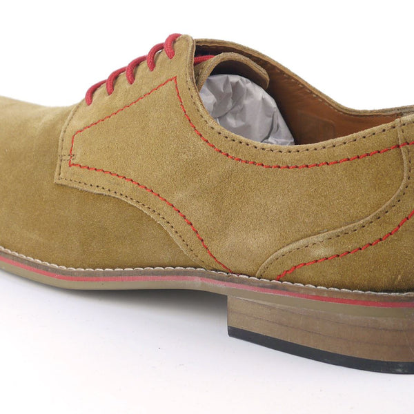 Frank James Evan Mens Suede Leather Casual Smart Lace Up Shoes