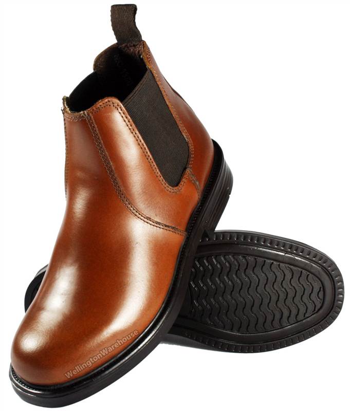 Oaktrak Kids Walton Smooth Leather Chelsea Dealer Boots