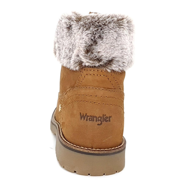 Wrangler Alaska Womens Warm Fleece Ankle Lace Boots