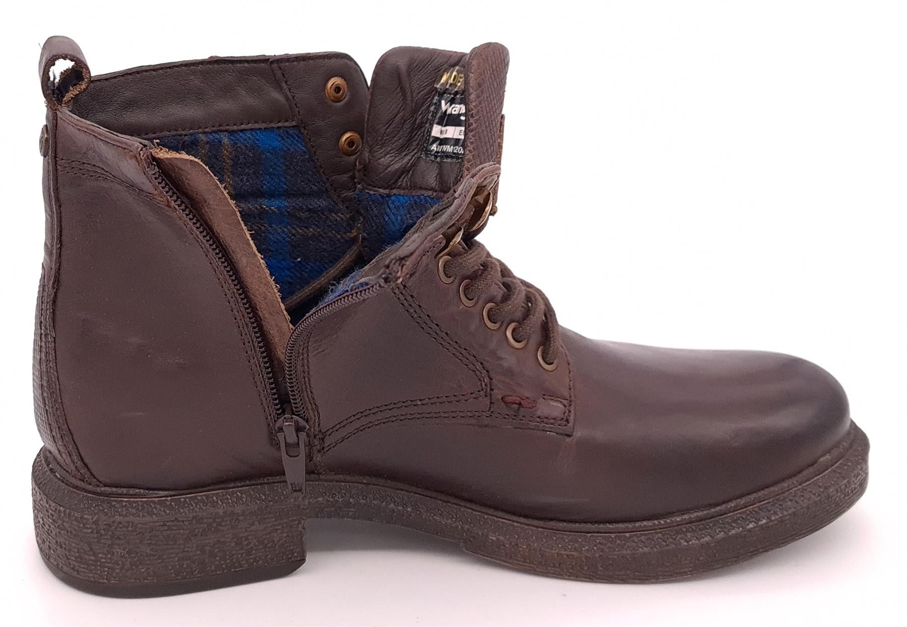 Mens combat discount boots leather