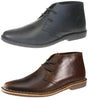 Red Tape Crick Gobi Leather Mens Lace Desert Boots