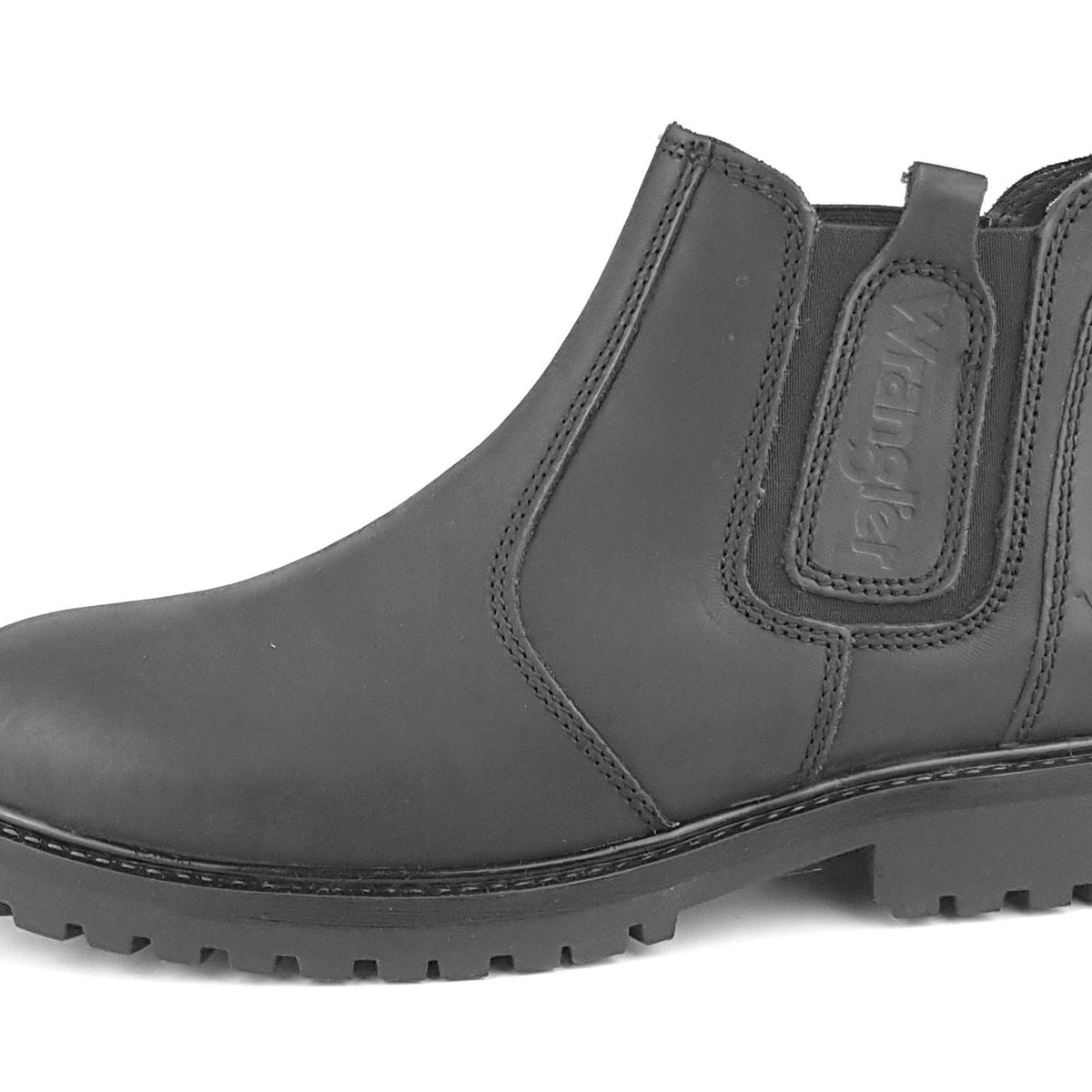 Wrangler Yuma Chelsea Ankle Leather Pull On Mens Boots