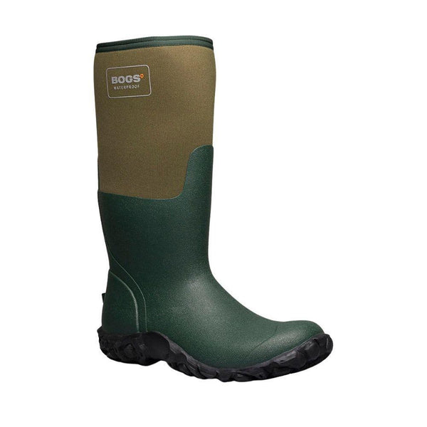 BOGS Mesa Neoprene Warm Olive Green Wellington Boots