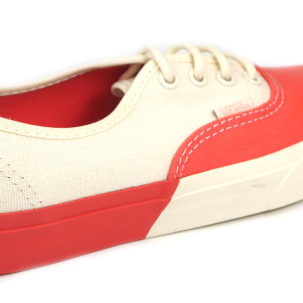 VANS Authentic Trainers DX Blocked ladies white / red Lace Up Canvas