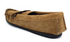 Coopers Mens Suede Cotton Lined Navy Moccasin Outdoor Slippers Mades In England