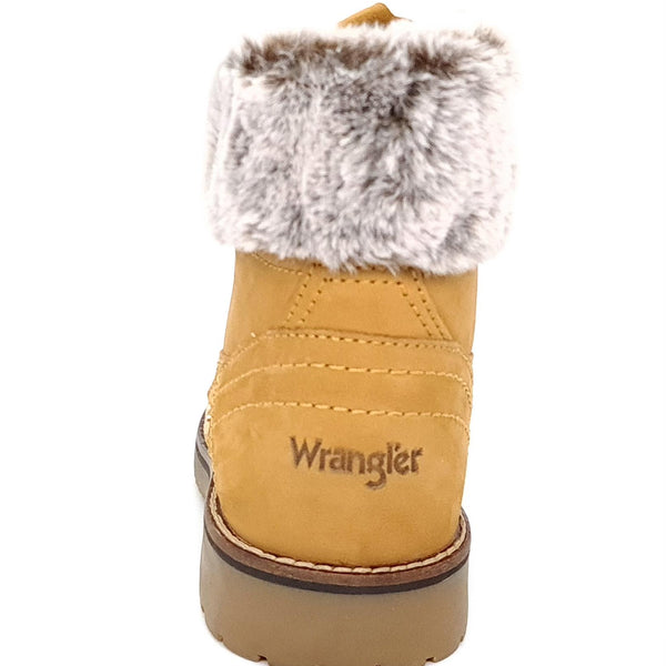 Wrangler Alaska Womens Warm Fleece Ankle Lace Boots