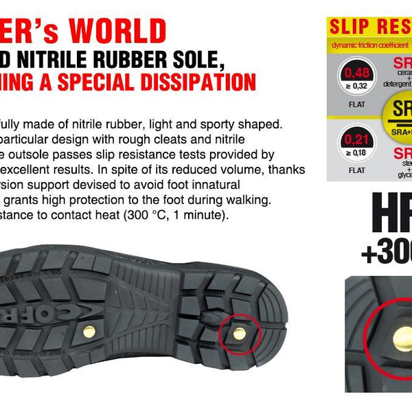 Cofra Securex Mens Safety Lace Up S3 Toecap Midsole Work Boots