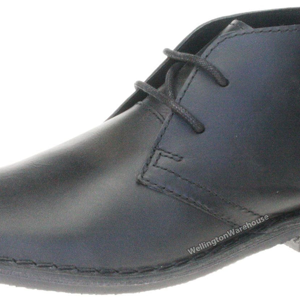 Red Tape Crick Gobi Leather Mens Lace Desert Boots