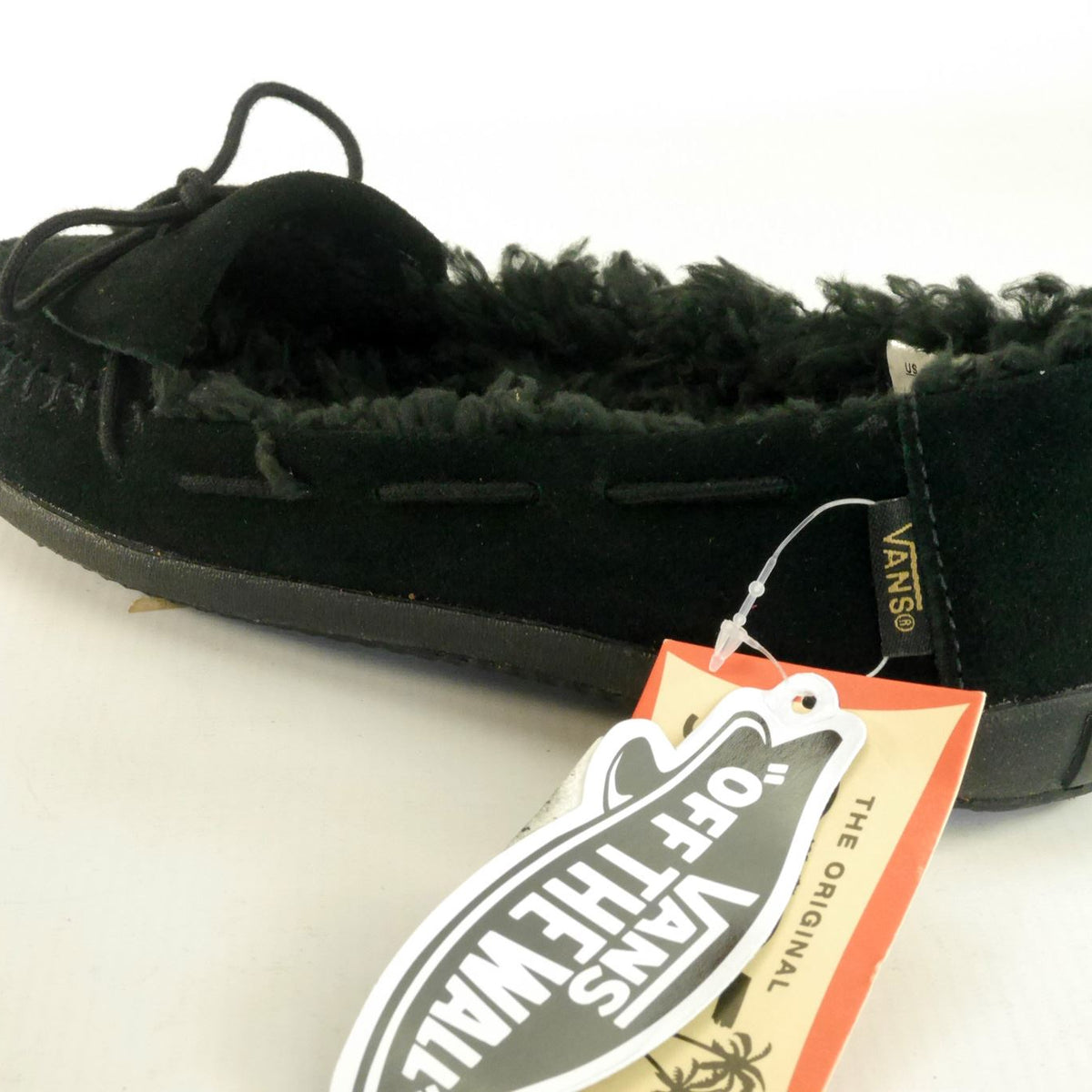 Vans Authentic Ladies Black Fleece Casual Spiller Pumps Shoes