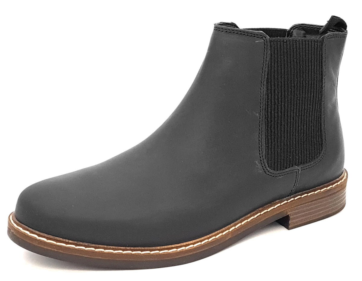 Red Tape Crick Bamford Leather Mens Pull On Brown Chelsea Boots