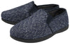 Dunlop Joel Mens Moccasin Slippers Twin Gusset Memory Foam
