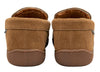 Dunlop Nathan Suede Leather Mens Memory Foam Loafer Slippers