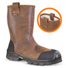Jallatte Jalbox JJE19 Vibram Brown Safety Work Fleece Mens Leather Rigger S3 Toecap