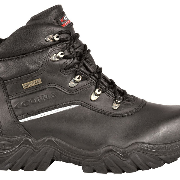 Cofra Parnaso S3 Black Gore-Tex Mens Lace Up Safety Toecap Midsole Work Boots