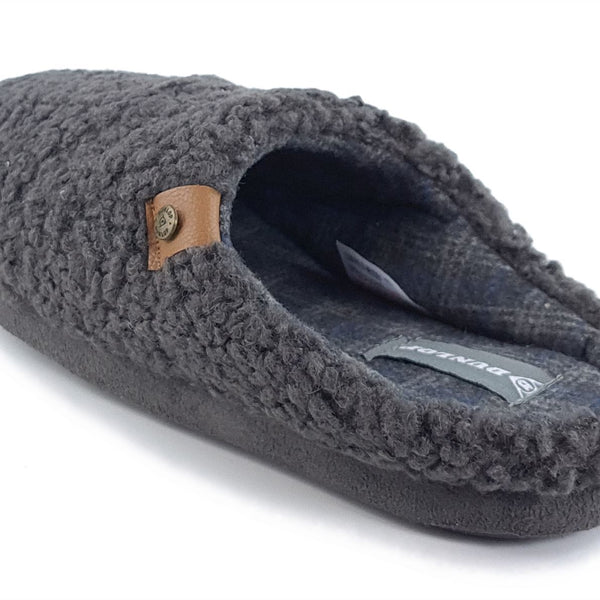 Dunlop Ross Mens Mule Memory Foam Warm Slipppers
