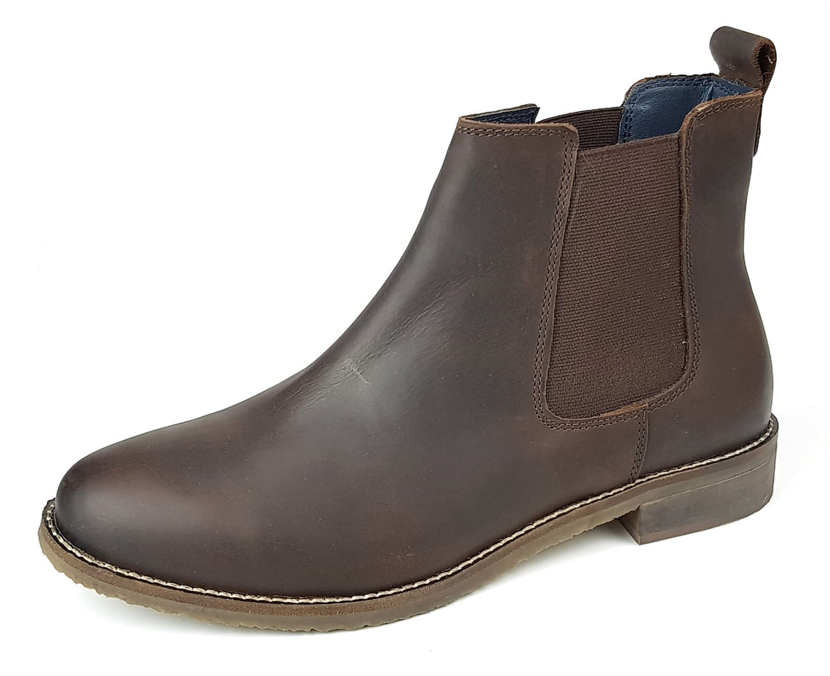 Frank James Aintree Ladies Leather Pull On Chelsea Boots