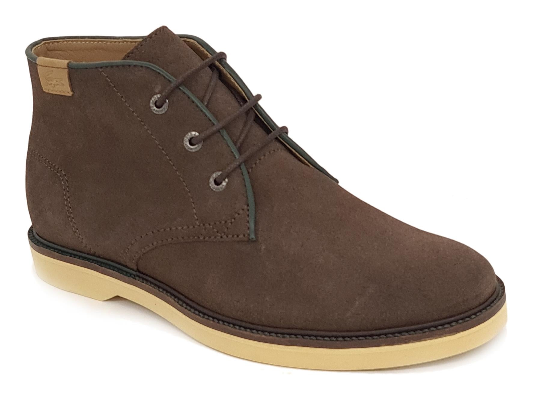 Lacoste leather boots sales