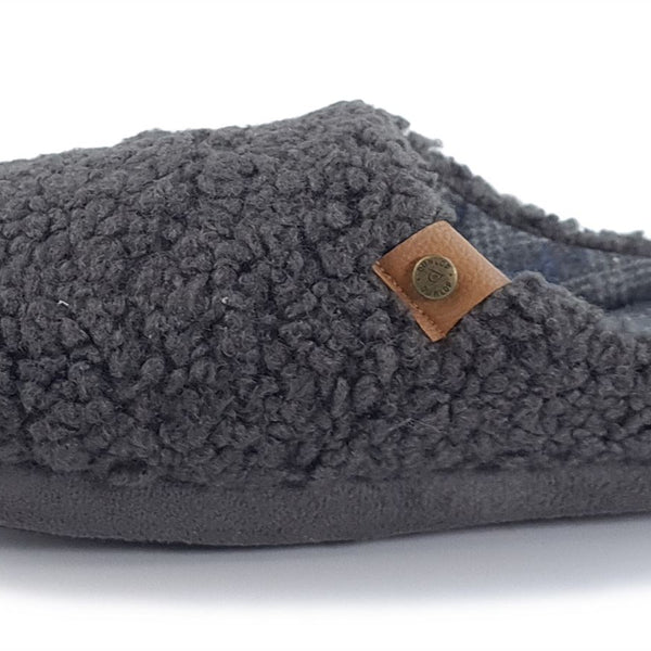 Dunlop Ross Mens Mule Memory Foam Warm Slipppers