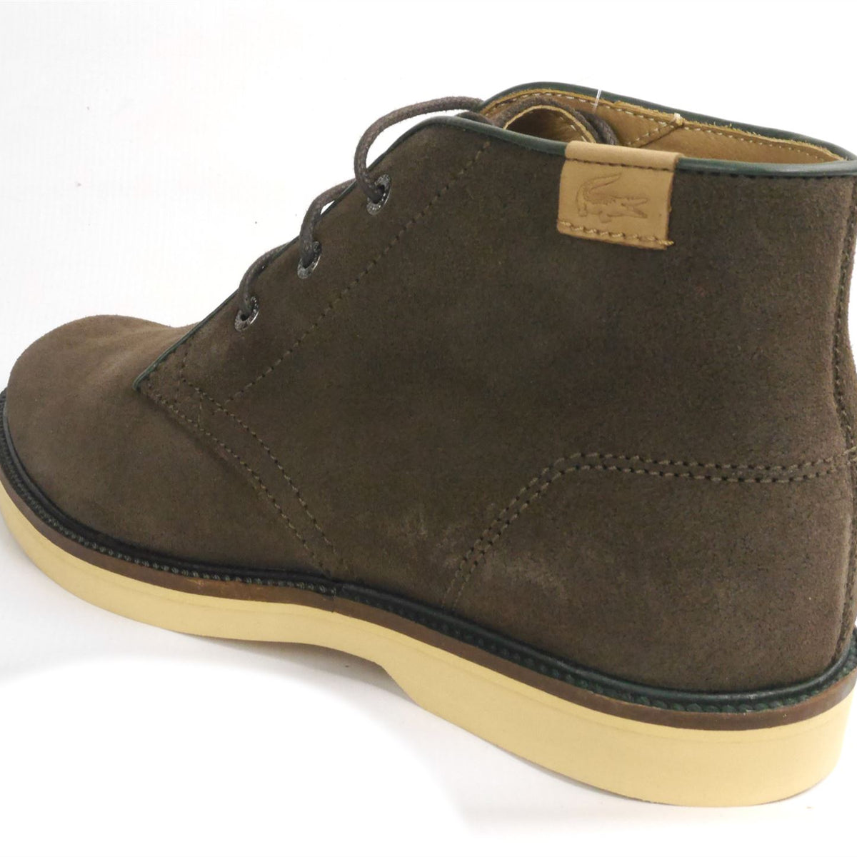 Lacoste Sherbrooke Brown Leather Mens Lace Up Boots