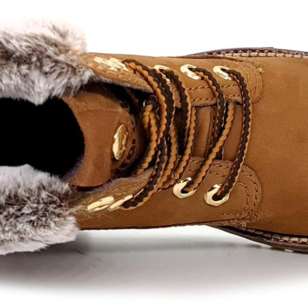 Wrangler Alaska Womens Warm Fleece Ankle Lace Boots