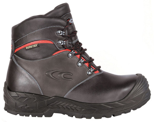 Cofra Glenr S3 Black Gore-Tex Leather Waterproof Safety Toecap Midsole Lace Up Boots