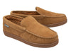Dunlop Nathan Suede Leather Mens Memory Foam Loafer Slippers