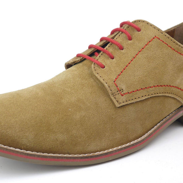 Frank James Evan Mens Suede Leather Casual Smart Lace Up Shoes