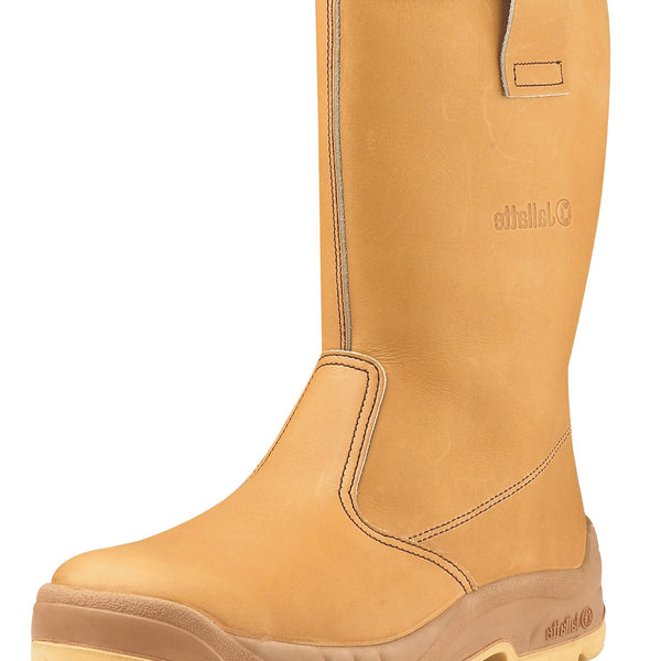 Jallatte Jalaska Honey Leather Rigger Work Safety Steel Toecap Boots