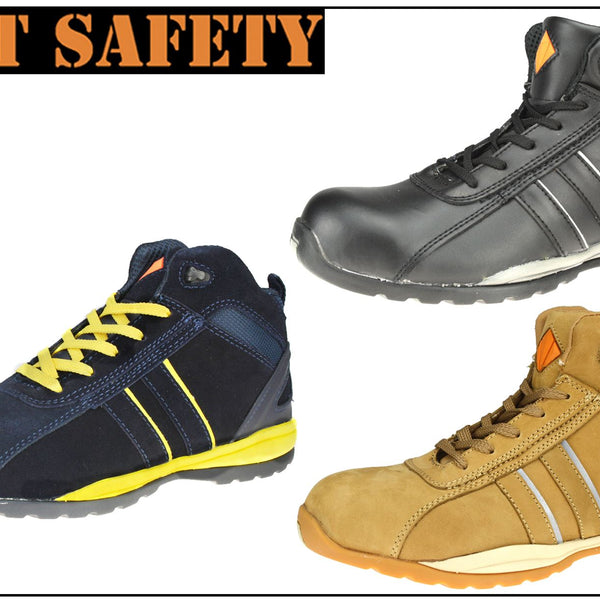 ET Safety C8137 Low Back Lace Up Leather Steel Toecap SB Work Boots