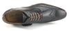 Frank James Norbury Leather Hi Shine Lace Up Mens Brogue Shoes