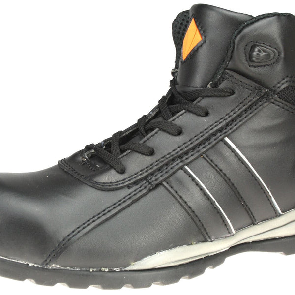 ET Safety C8137 Low Back Lace Up Leather Steel Toecap SB Work Boots