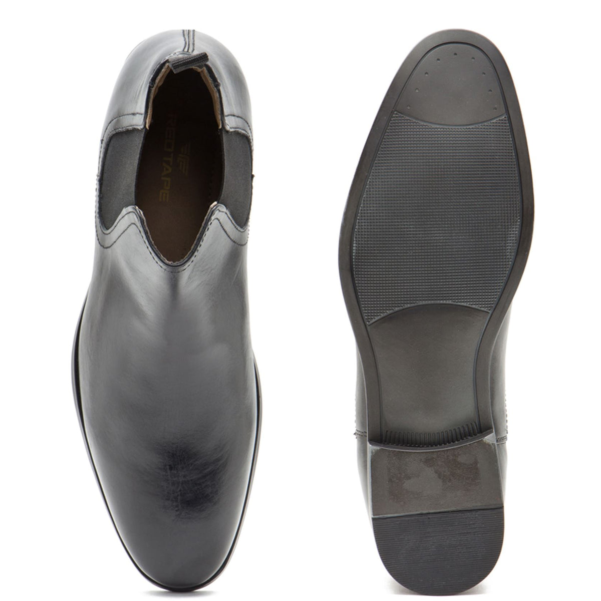 Red Tape Crick Beeston Casual Formal Mens Leather Pull On Chelsea Boots