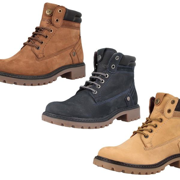Wrangler Creek Womens Lace Up Ankle Combat Boots