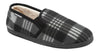 Dunlop Raymond Memory Foam Slip On Mule Moccasin Tartan Mens Slippers