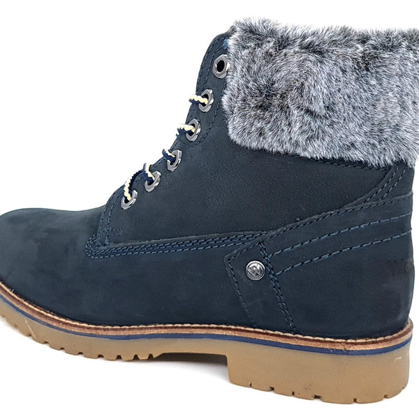 Wrangler Alaska Womens Warm Fleece Ankle Lace Boots