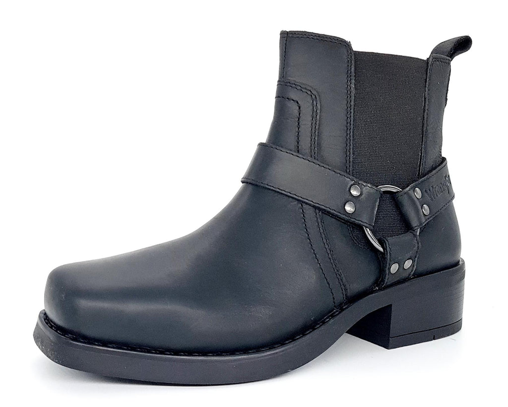 Wrangler Highway Low Mens Western Leather Ankle Chelsea Boots