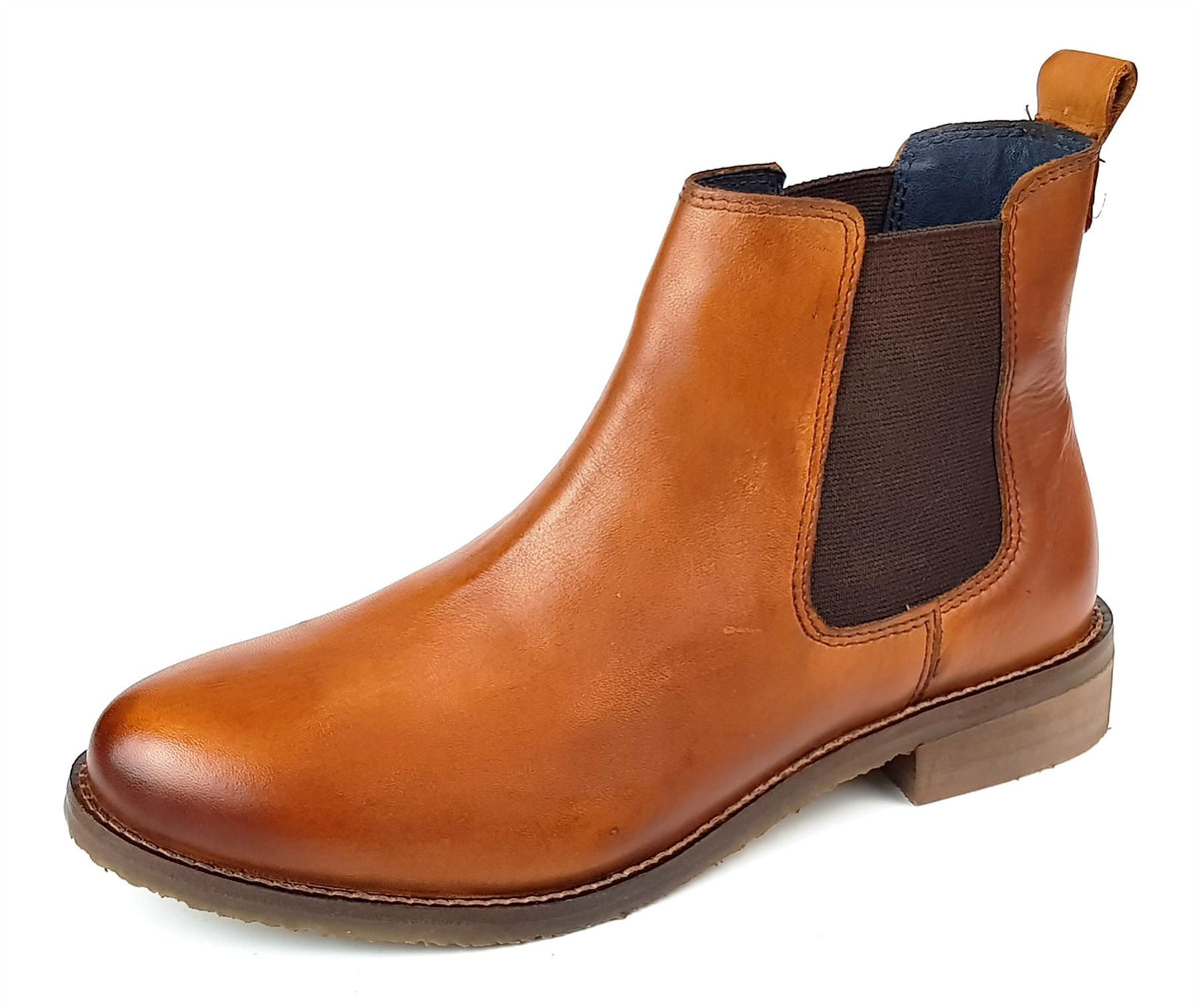 Frank James Aintree Ladies Leather Pull On Chelsea Boots