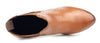 Frank James York Womans Pointed Leather Chelsea Pull On Ankle Heel Boots