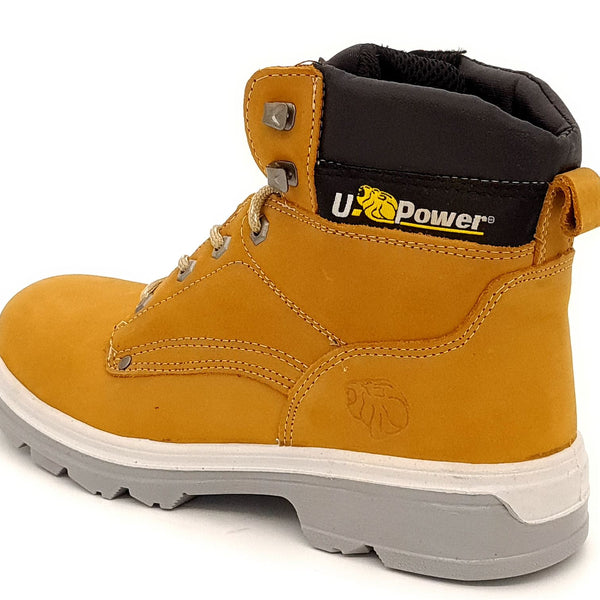 U-Power Taxi Lace Up Midsole Toecap Work PU S3 Lightweight Safety Boots